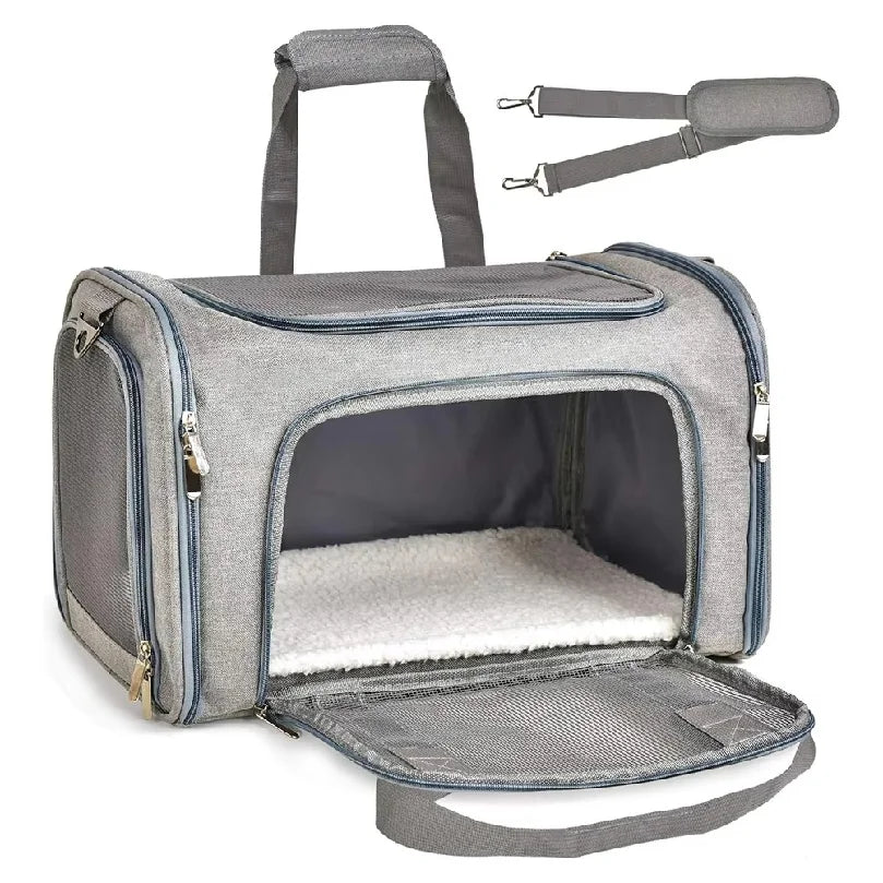 Collapsible cat carrier
