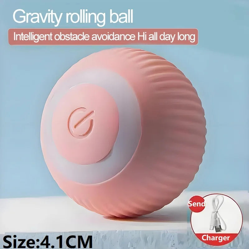 Self-Rolling Mini Cat Ball – Automatic Play Toy for Indoor Cats