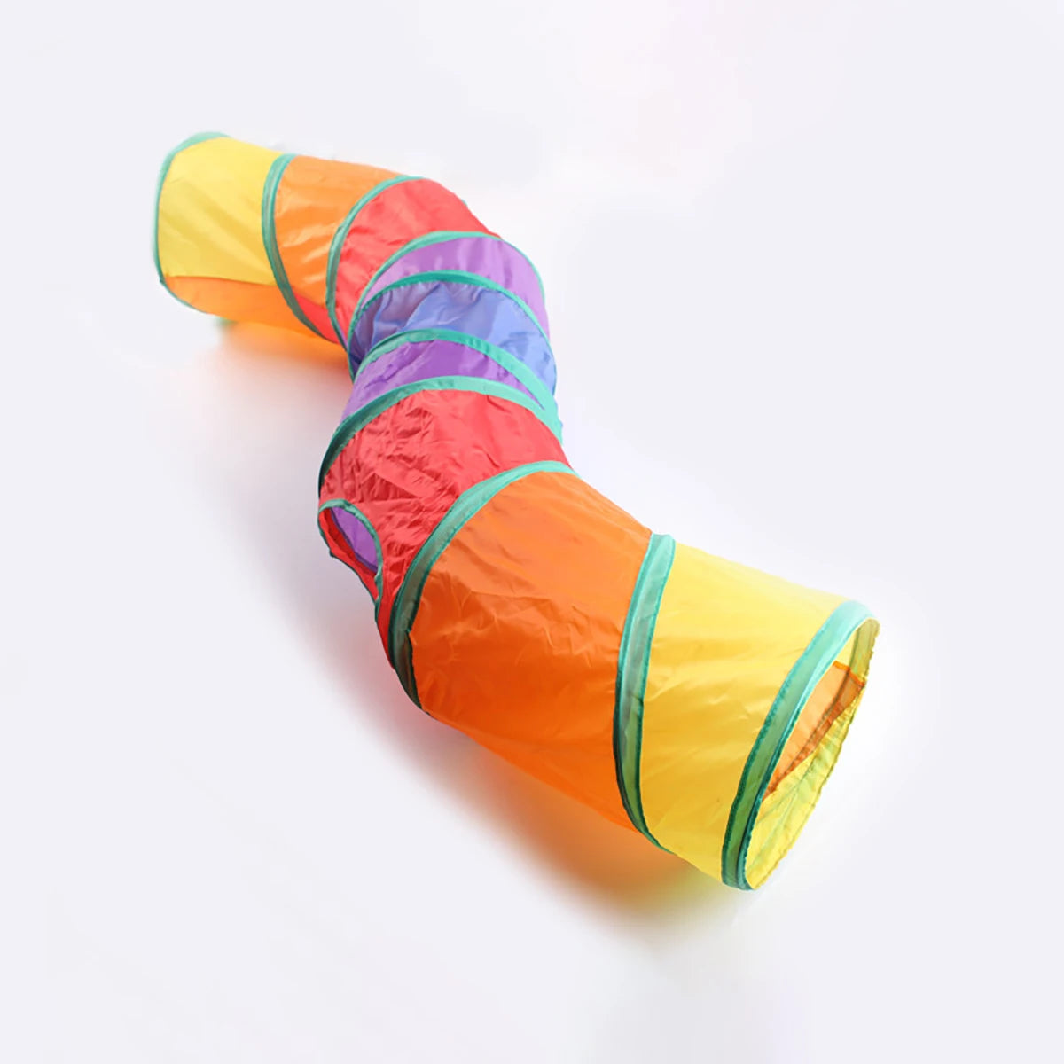 Foldable Cat Play Tunnel with Hanging Ball