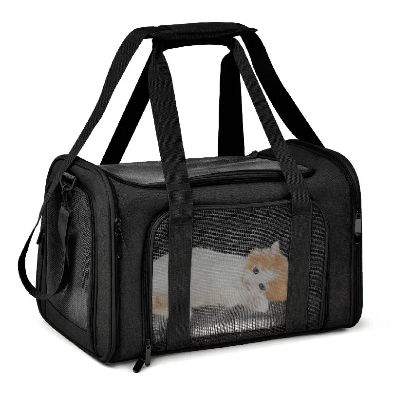 Collapsible Cat Carrier for Pets up to 7 kg