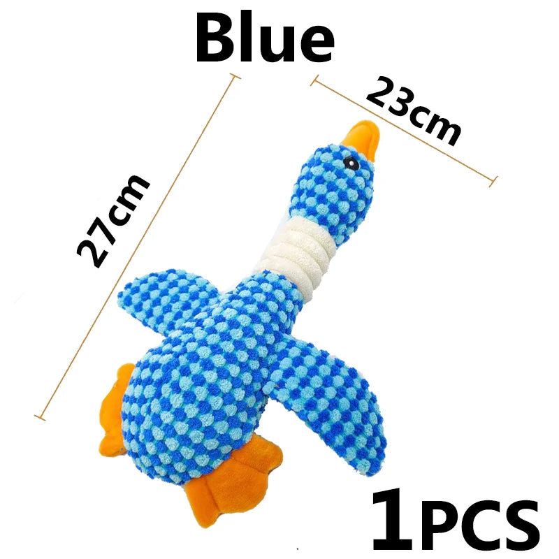 Squeaky Duck Plush Toy for Dogs & Cats
