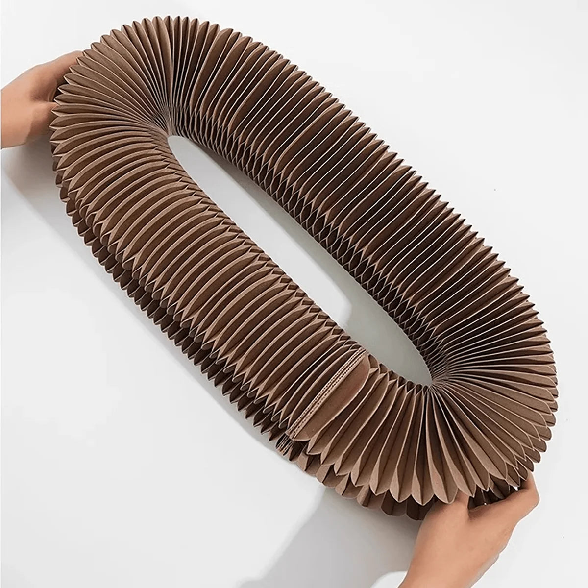 Foldable Accordion Cat Scratcher with Bell