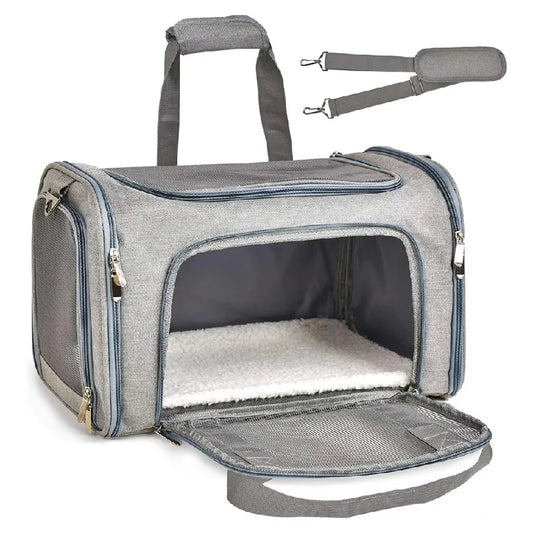 Collapsible Cat Carrier for Pets up to 7 kg
