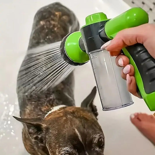 8-in-1 Pet Shower Sprayer & Foam Hose Nozzle