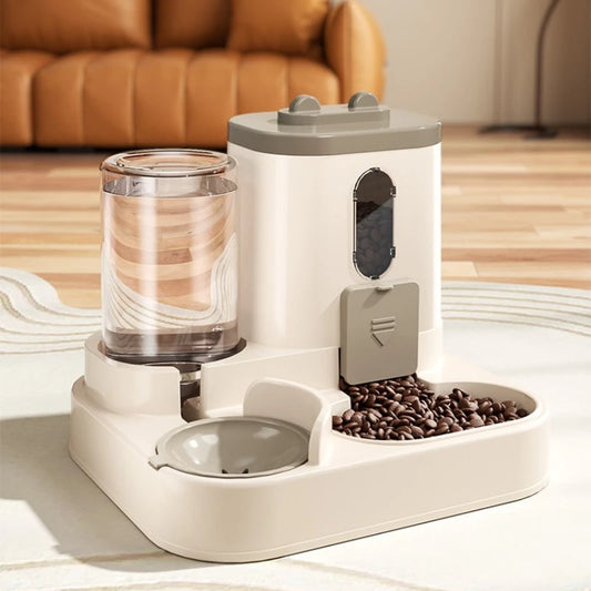 Automatic Cat Feeder & Water Fountain Bowl Set