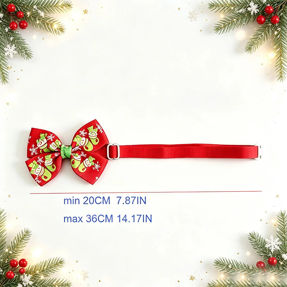Christmas Bow Ties for Cats & Dogs – 5 or 10 Pack