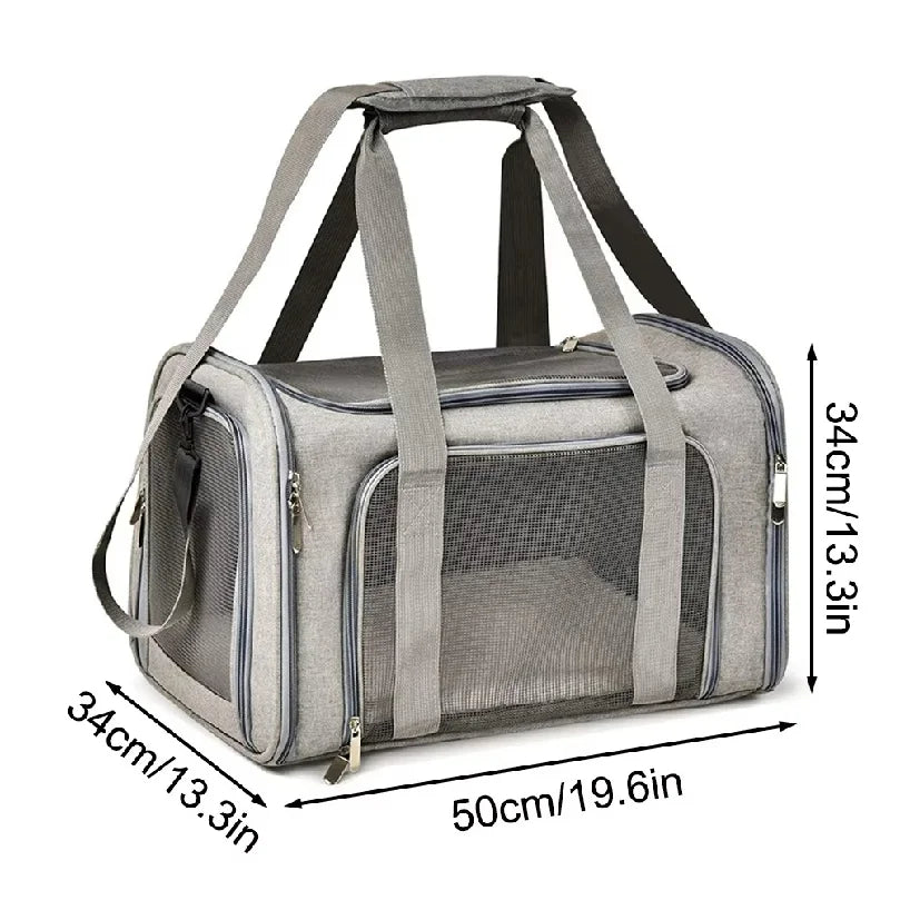 Collapsible Cat Carrier for Pets up to 7 kg