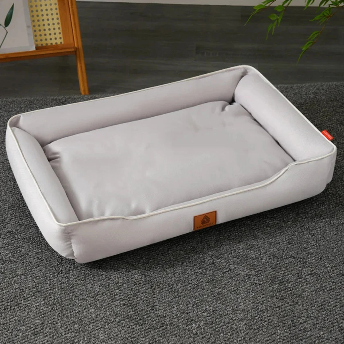 Waterproof Square Dog Bed – Bite-Resistant, All-Season