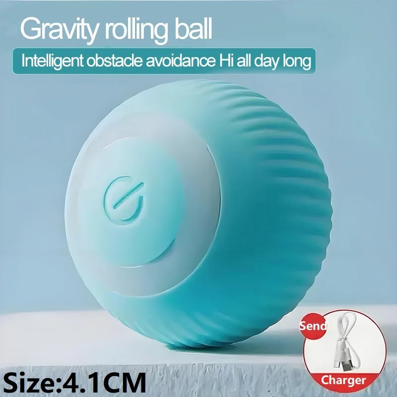 Self-Rolling Mini Cat Ball – Automatic Play Toy for Indoor Cats