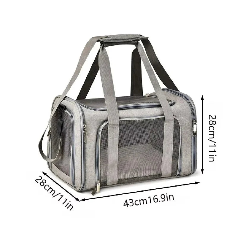 Collapsible Cat Carrier for Pets up to 7 kg